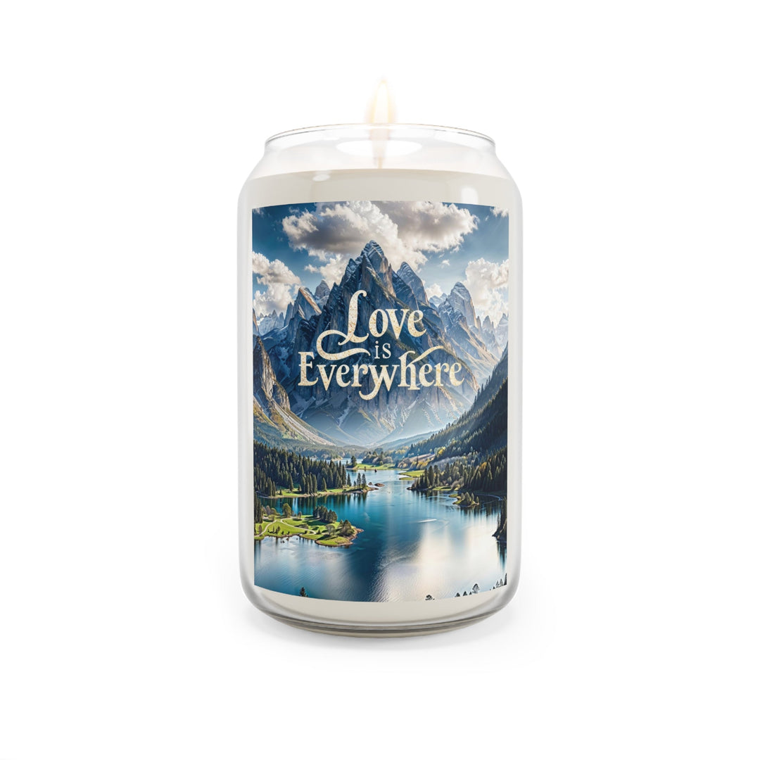 Mountainous Love Reflection - Scented Candle - Home Decor - g(0D·IO) - Vanilla Bean - 13.75oz -