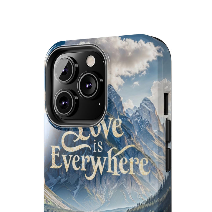 Mountainous Love Reflection - Tough Phone Case - Phone Case - g(0D·IO) - iPhone 13 Mini - -
