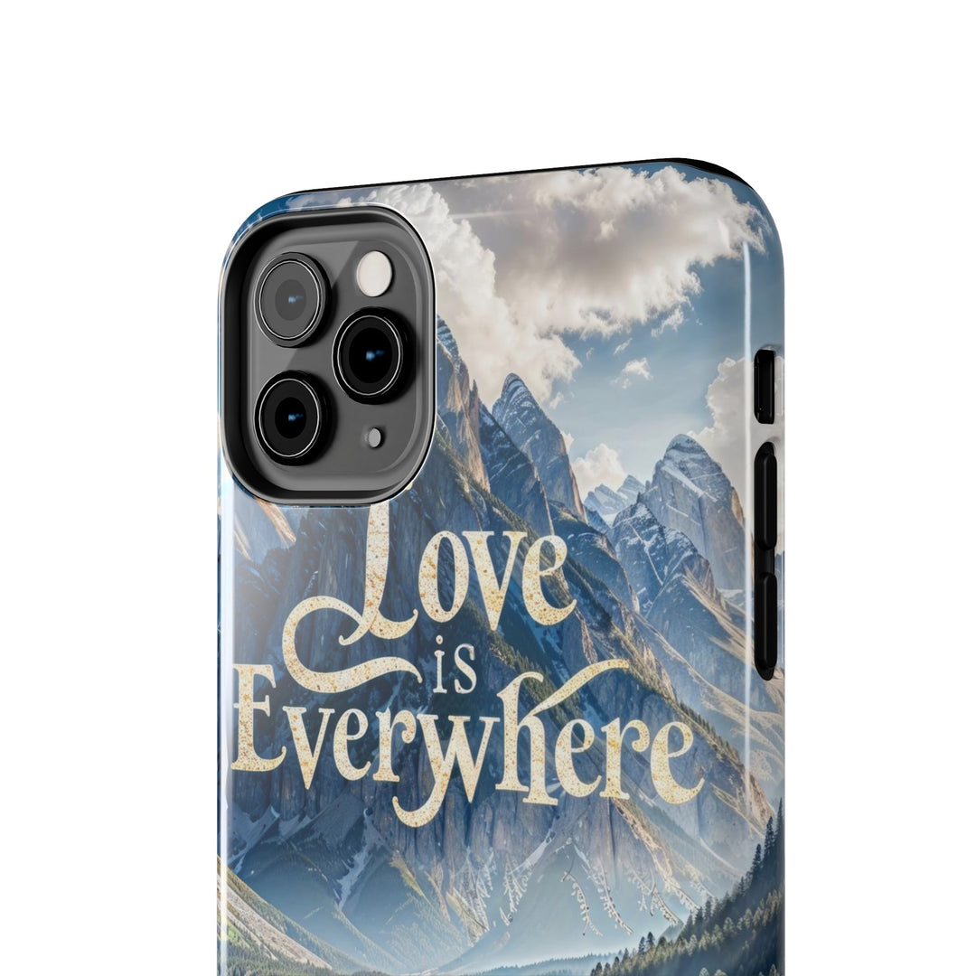 Mountainous Love Reflection - Tough Phone Case - Phone Case - g(0D·IO) - iPhone 13 Mini - -