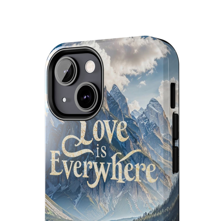 Mountainous Love Reflection - Tough Phone Case - Phone Case - g(0D·IO) - iPhone 13 Mini - -