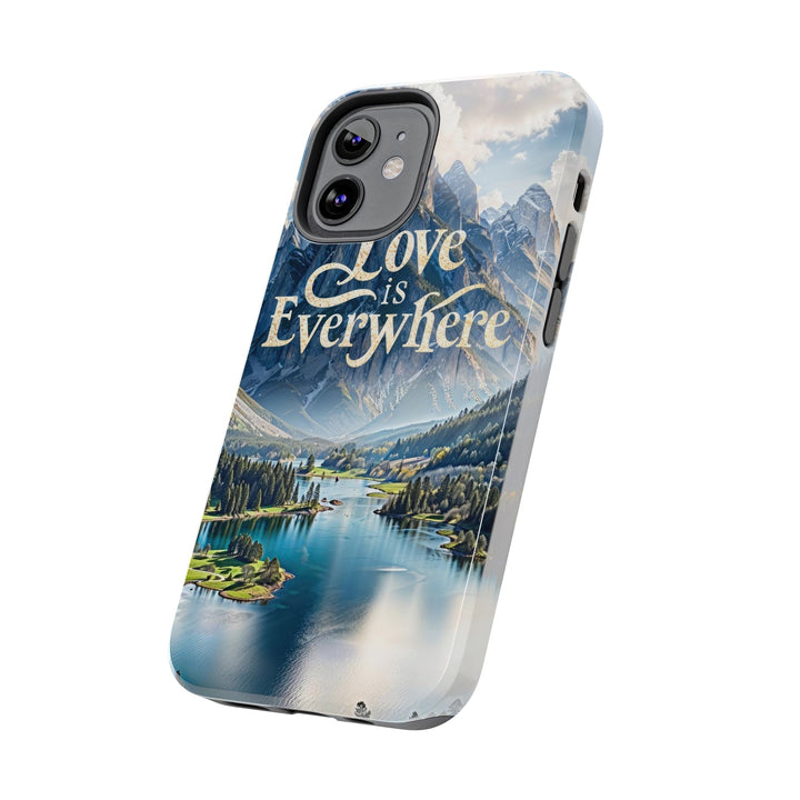 Mountainous Love Reflection - Tough Phone Case - Phone Case - g(0D·IO) - iPhone 13 Mini - -