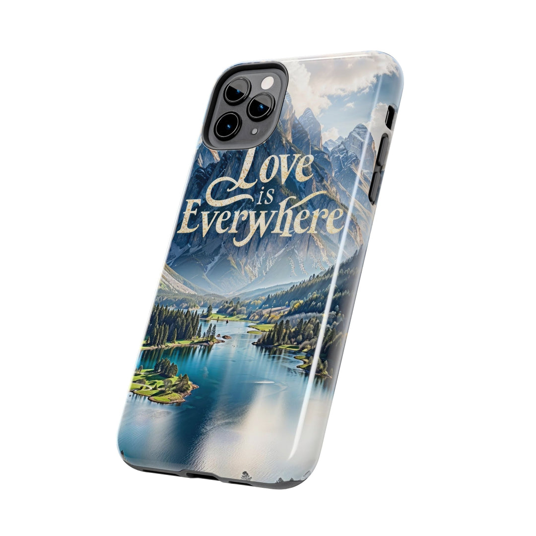 Mountainous Love Reflection - Tough Phone Case - Phone Case - g(0D·IO) - iPhone 13 Mini - -