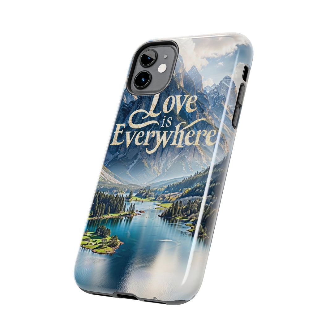 Mountainous Love Reflection - Tough Phone Case - Phone Case - g(0D·IO) - iPhone 13 Mini - -