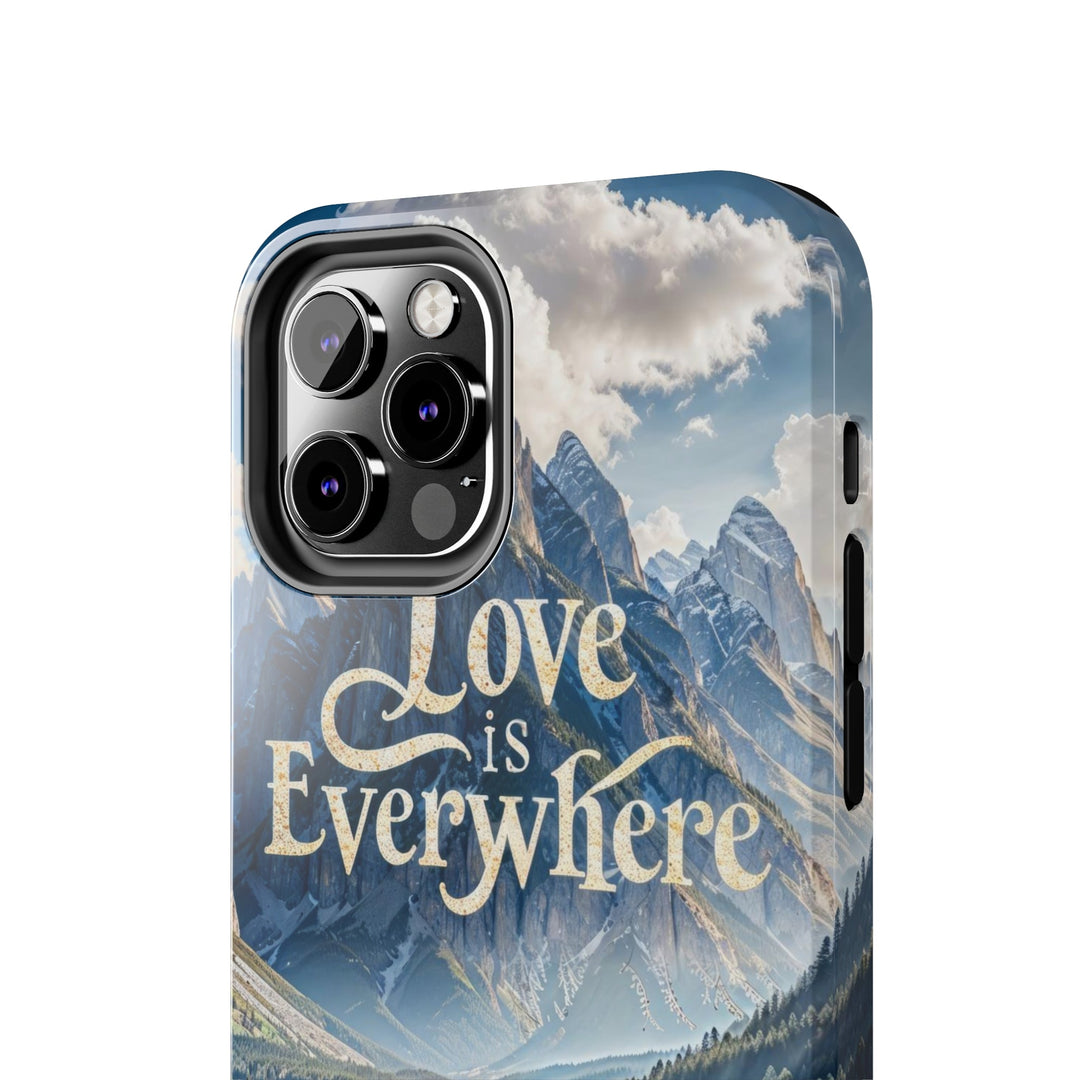 Mountainous Love Reflection - Tough Phone Case - Phone Case - g(0D·IO) - iPhone 13 Mini - -