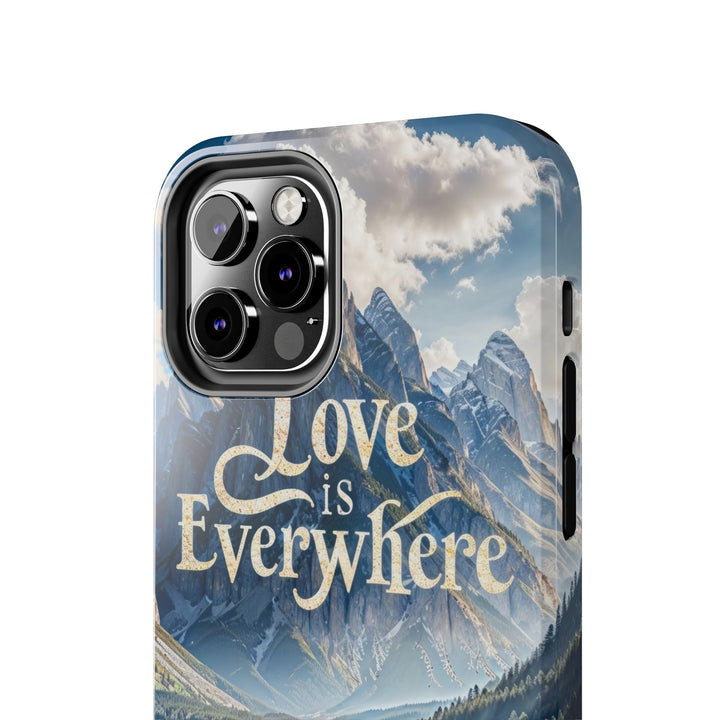 Mountainous Love Reflection - Tough Phone Case - Phone Case - g(0D·IO) - iPhone 13 Mini - -