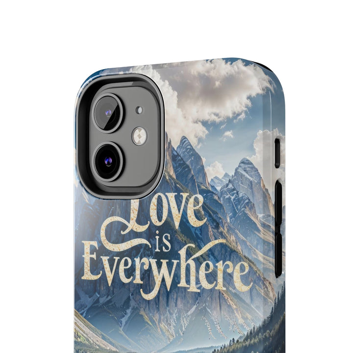 Mountainous Love Reflection - Tough Phone Case - Phone Case - g(0D·IO) - iPhone 13 Mini - -