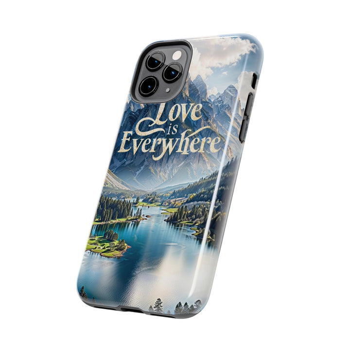 Mountainous Love Reflection - Tough Phone Case - Phone Case - g(0D·IO) - iPhone 13 Mini - -