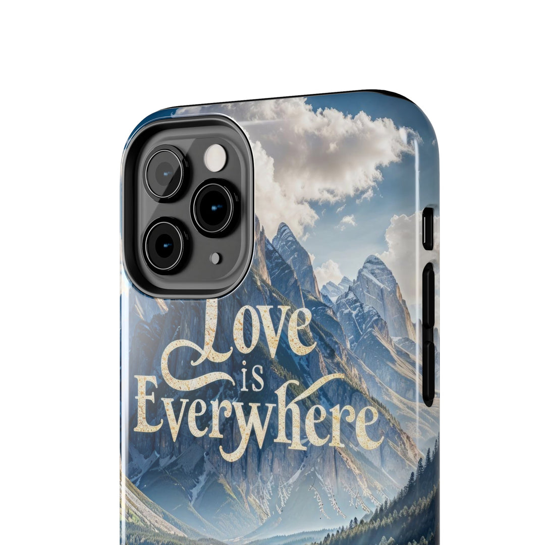 Mountainous Love Reflection - Tough Phone Case - Phone Case - g(0D·IO) - iPhone 13 Mini - -