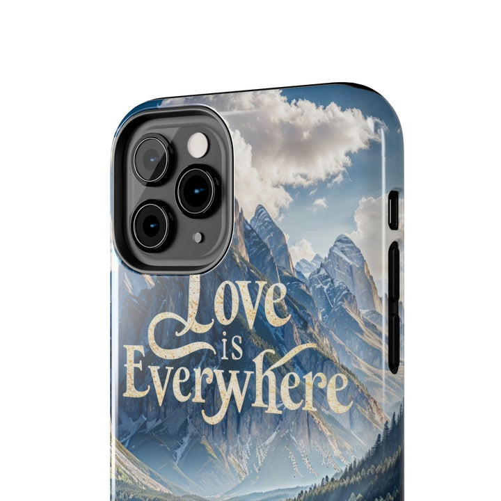 Mountainous Love Reflection - Tough Phone Case - Phone Case - g(0D·IO) - iPhone 13 Mini - -