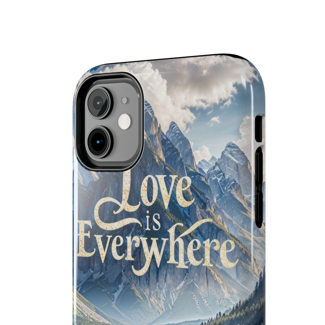 Mountainous Love Reflection - Tough Phone Case - Phone Case - g(0D·IO) - iPhone 13 Mini - -