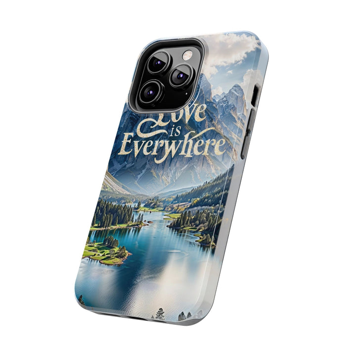 Mountainous Love Reflection - Tough Phone Case - Phone Case - g(0D·IO) - iPhone 13 Mini - -