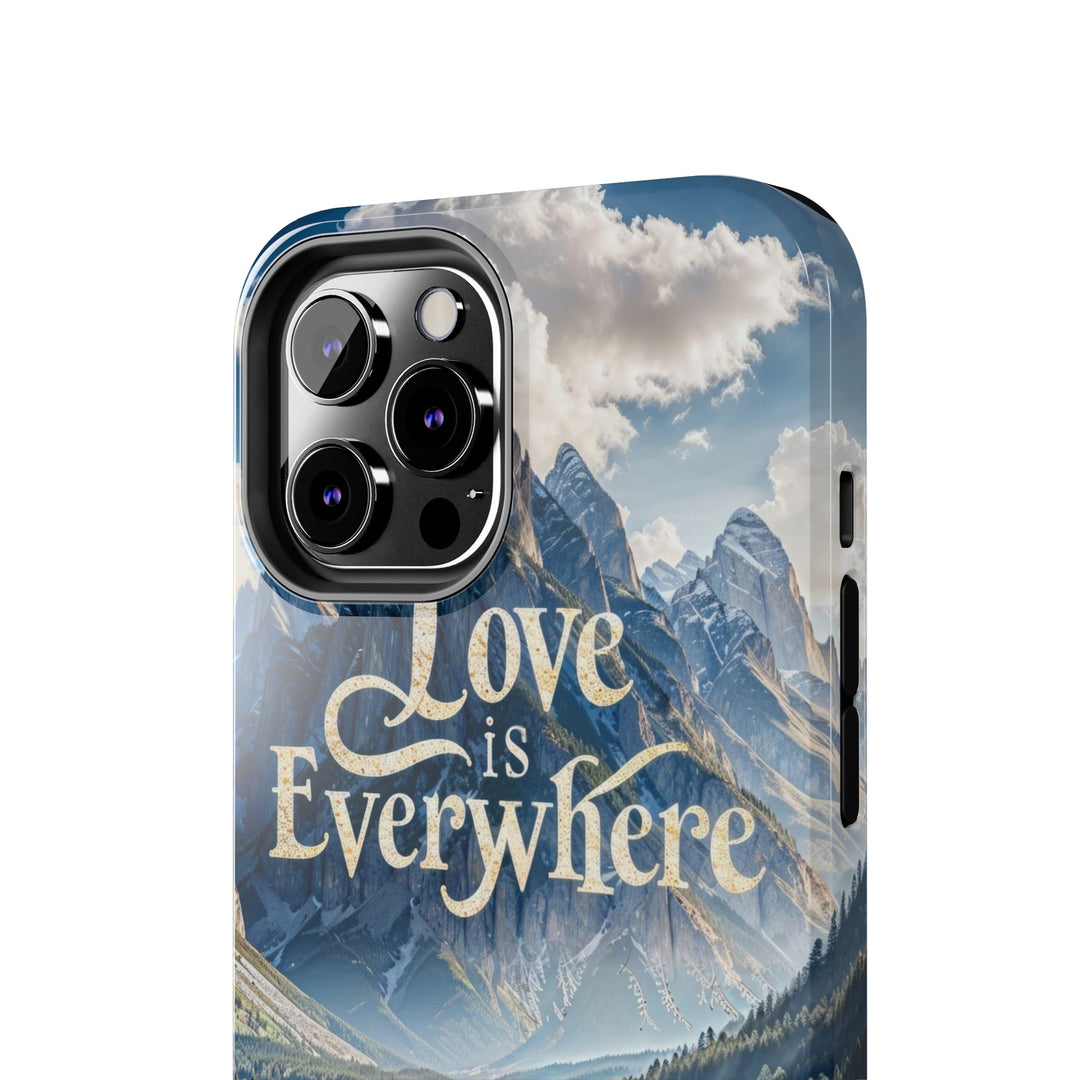 Mountainous Love Reflection - Tough Phone Case - Phone Case - g(0D·IO) - iPhone 13 Mini - -