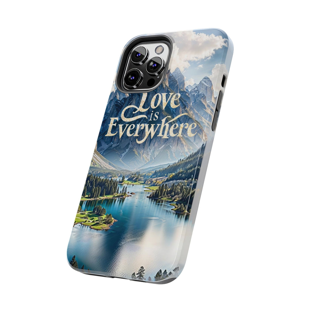 Mountainous Love Reflection - Tough Phone Case - Phone Case - g(0D·IO) - iPhone 13 Mini - -