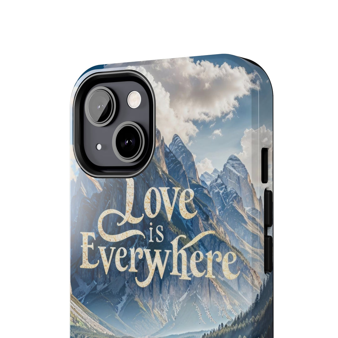 Mountainous Love Reflection - Tough Phone Case - Phone Case - g(0D·IO) - iPhone 13 Mini - -