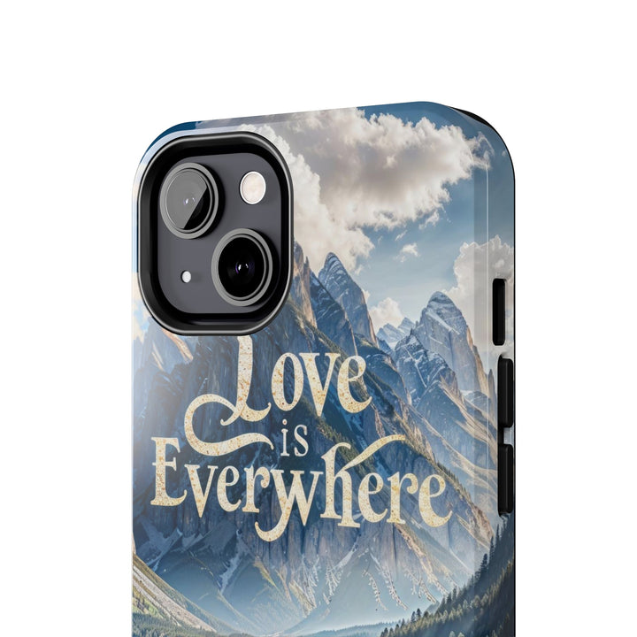 Mountainous Love Reflection - Tough Phone Case - Phone Case - g(0D·IO) - iPhone 13 Mini - -