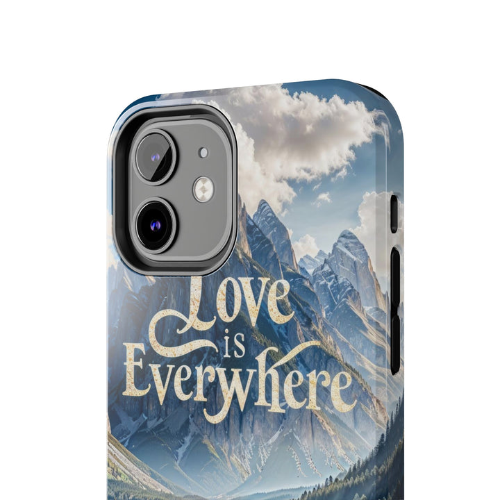 Mountainous Love Reflection - Tough Phone Case - Phone Case - g(0D·IO) - iPhone 13 Mini - -
