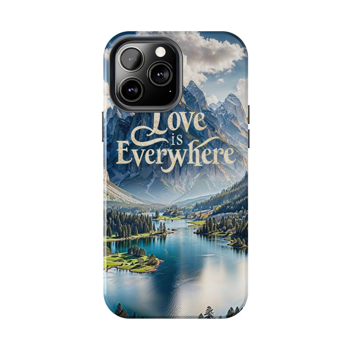 Mountainous Love Reflection - Tough Phone Case - Phone Case - g(0D·IO) - iPhone 13 Mini - -