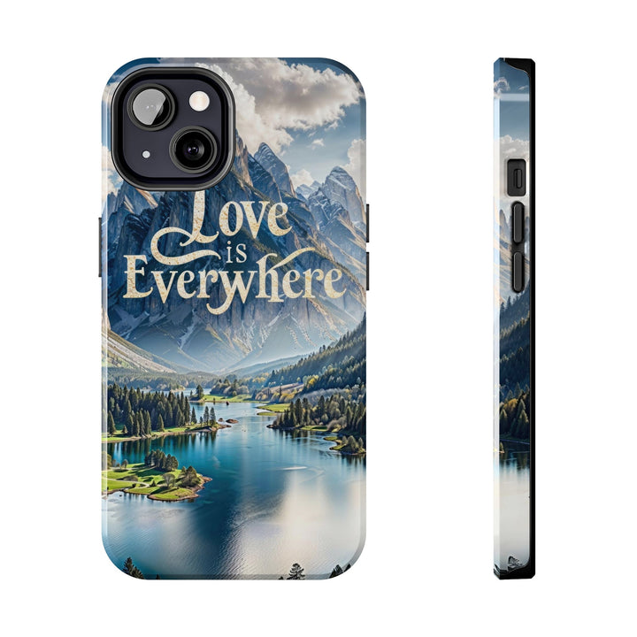 Mountainous Love Reflection - Tough Phone Case - Phone Case - g(0D·IO) - iPhone 13 - -