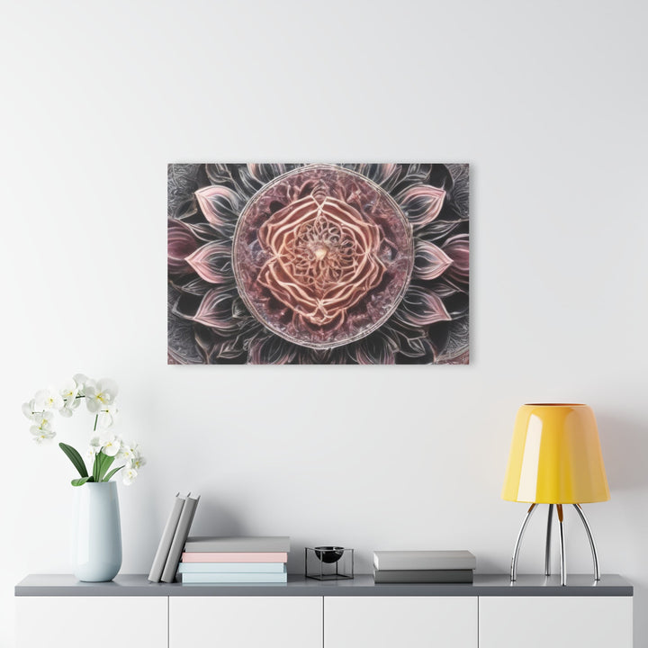Mystic Floral Mandala - Acrylic Prints (French Cleat Hanging) - Home Decor - g(0D·IO) - 24" x 36" (Vertical) - 0.25'' -