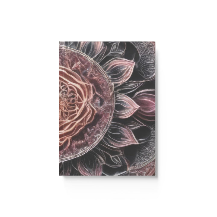 Mystic Floral Mandala - Hard Backed Journal - Paper products - g(0D·IO) - Graph - A5 - White