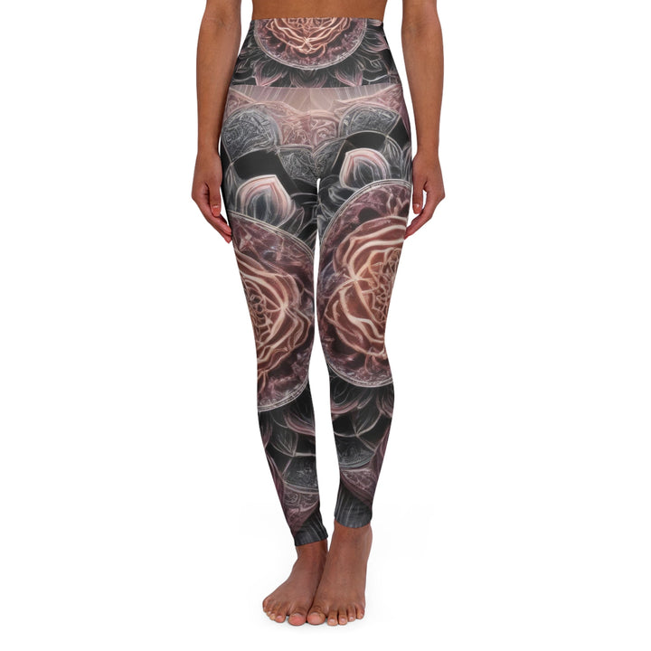 Mystic Floral Mandala - High Waisted AOP Yoga Leggings - All Over Prints - g(0D·IO) - XS - -