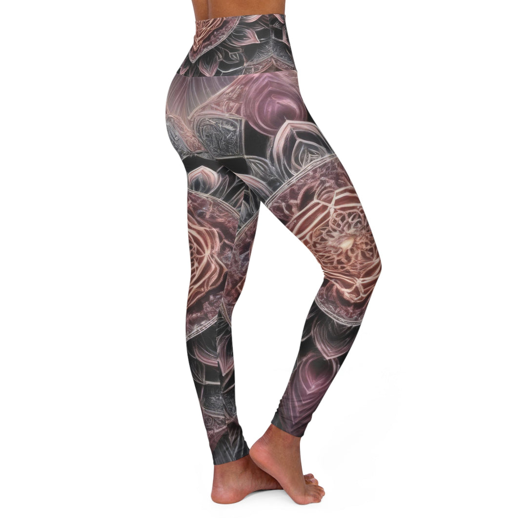 Mystic Floral Mandala - High Waisted AOP Yoga Leggings - All Over Prints - g(0D·IO) - XS - -