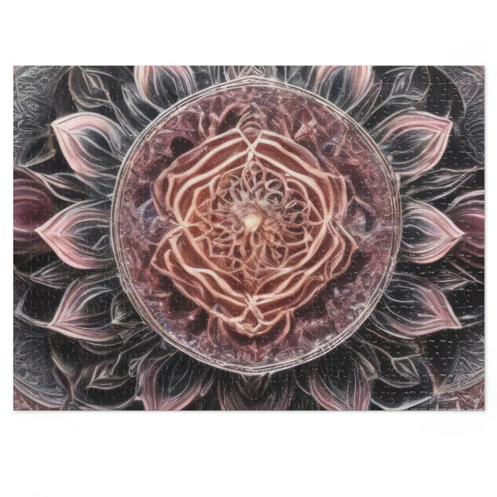 Mystic Floral Mandala - Jigsaw Puzzle (100, 252, 500, 1000 pieces) - Puzzle - g(0D·IO) - 20.5" × 15" (500 pcs) - -