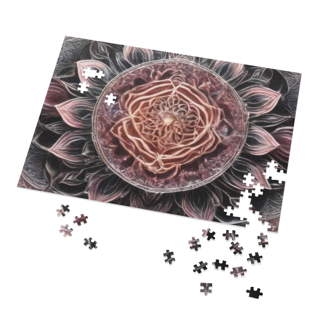 Mystic Floral Mandala - Jigsaw Puzzle (100, 252, 500, 1000 pieces) - Puzzle - g(0D·IO) - 29.25" × 19.75" (1000 pcs) - -