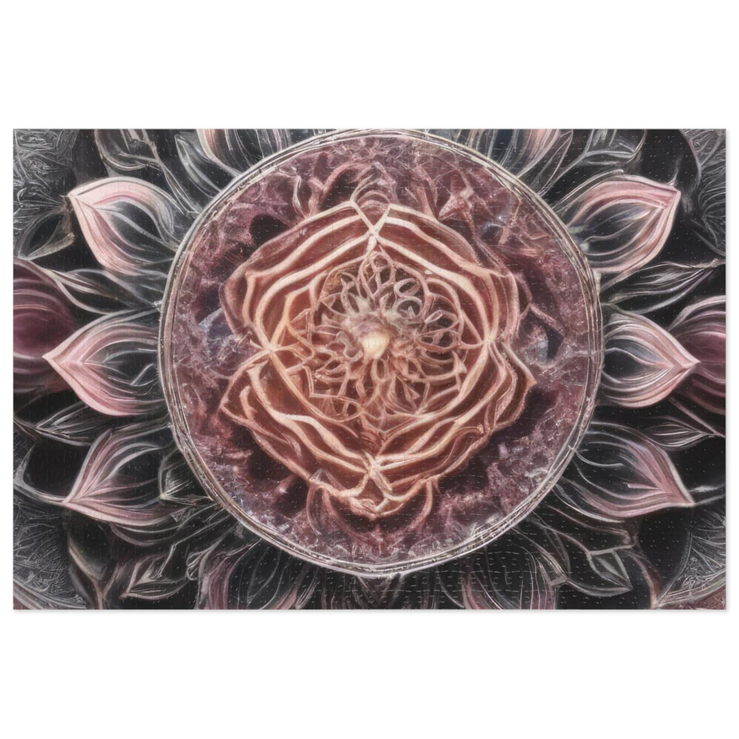 Mystic Floral Mandala - Jigsaw Puzzle (100, 252, 500, 1000 pieces) - Puzzle - g(0D·IO) - 29.25" × 19.75" (1000 pcs) - -