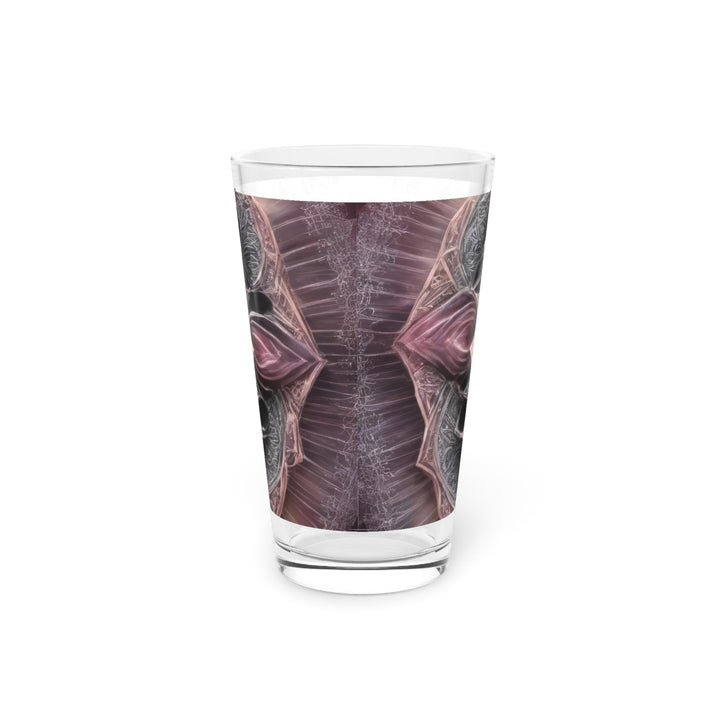 Mystic Floral Mandala - Pint Glass - Mug - g(0D·IO) - 16oz - -