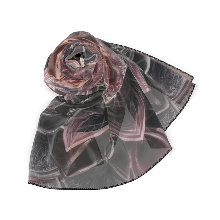 Mystic Floral Mandala - Poly Scarf - Accessories - g(0D·IO) - Poly chiffon - 50" × 50" -