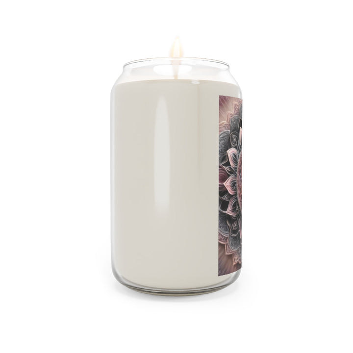 Mystic Floral Mandala - Scented Candle - Home Decor - g(0D·IO) - Vanilla Bean - 13.75oz -
