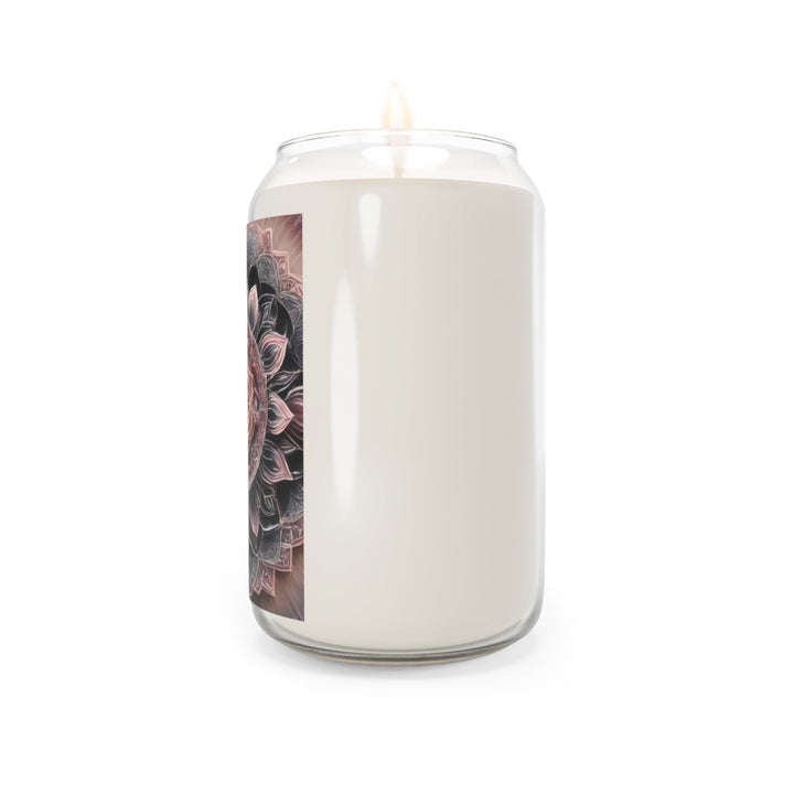 Mystic Floral Mandala - Scented Candle - Home Decor - g(0D·IO) - Vanilla Bean - 13.75oz -