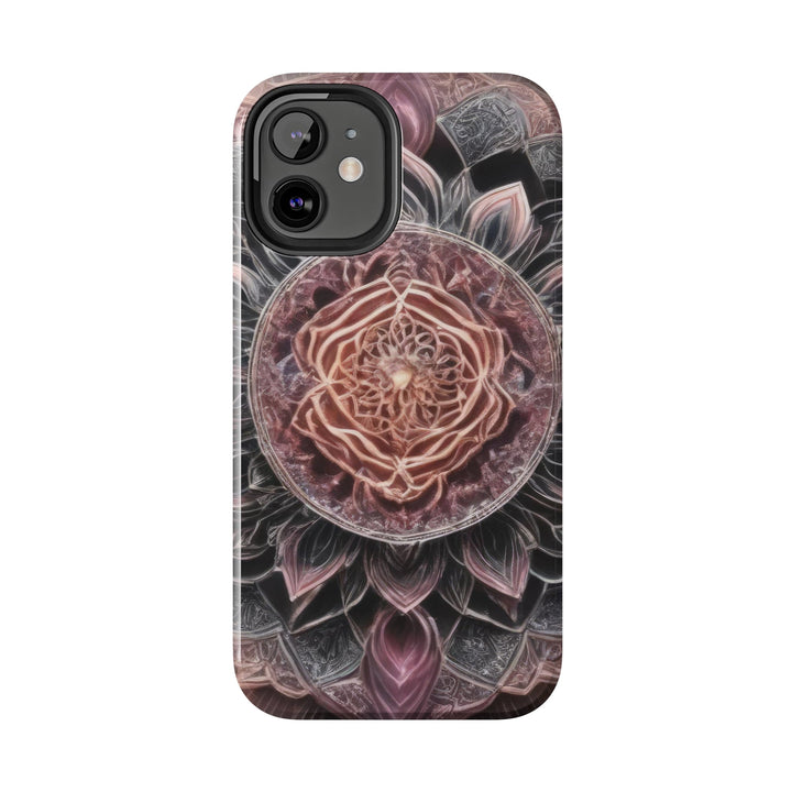 Mystic Floral Mandala - Tough Phone Case - Phone Case - g(0D·IO) - iPhone 13 Mini - -