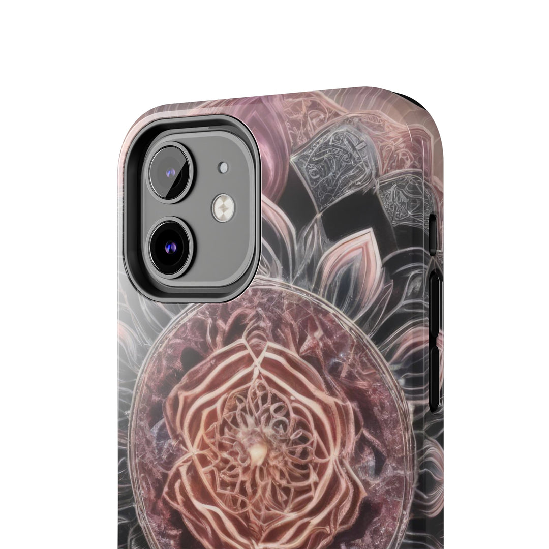 Mystic Floral Mandala - Tough Phone Case - Phone Case - g(0D·IO) - iPhone 13 Mini - -