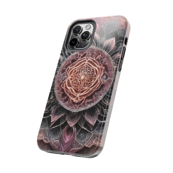 Mystic Floral Mandala - Tough Phone Case - Phone Case - g(0D·IO) - iPhone 13 Mini - -