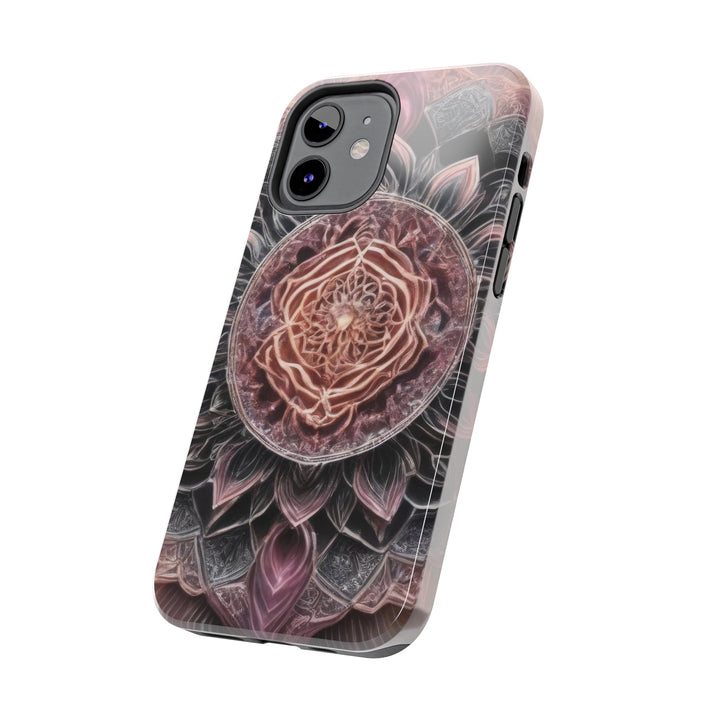 Mystic Floral Mandala - Tough Phone Case - Phone Case - g(0D·IO) - iPhone 13 Mini - -