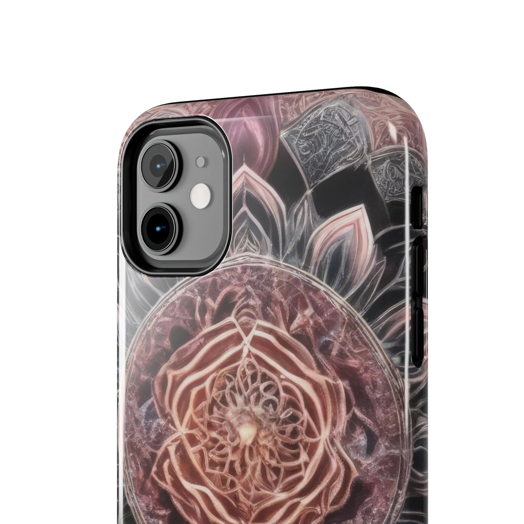 Mystic Floral Mandala - Tough Phone Case - Phone Case - g(0D·IO) - iPhone 13 Mini - -