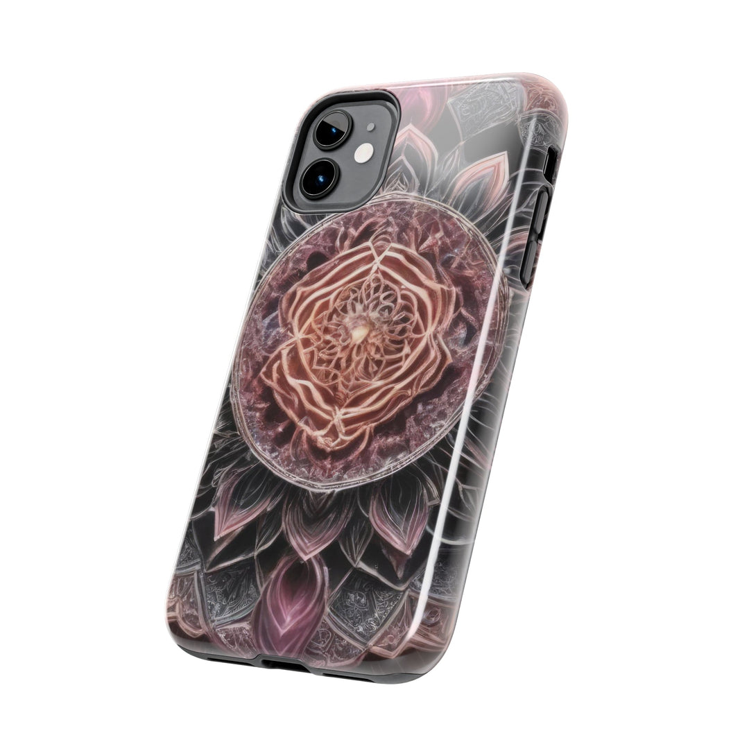 Mystic Floral Mandala - Tough Phone Case - Phone Case - g(0D·IO) - iPhone 13 Mini - -