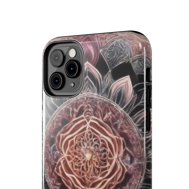 Mystic Floral Mandala - Tough Phone Case - Phone Case - g(0D·IO) - iPhone 13 Mini - -