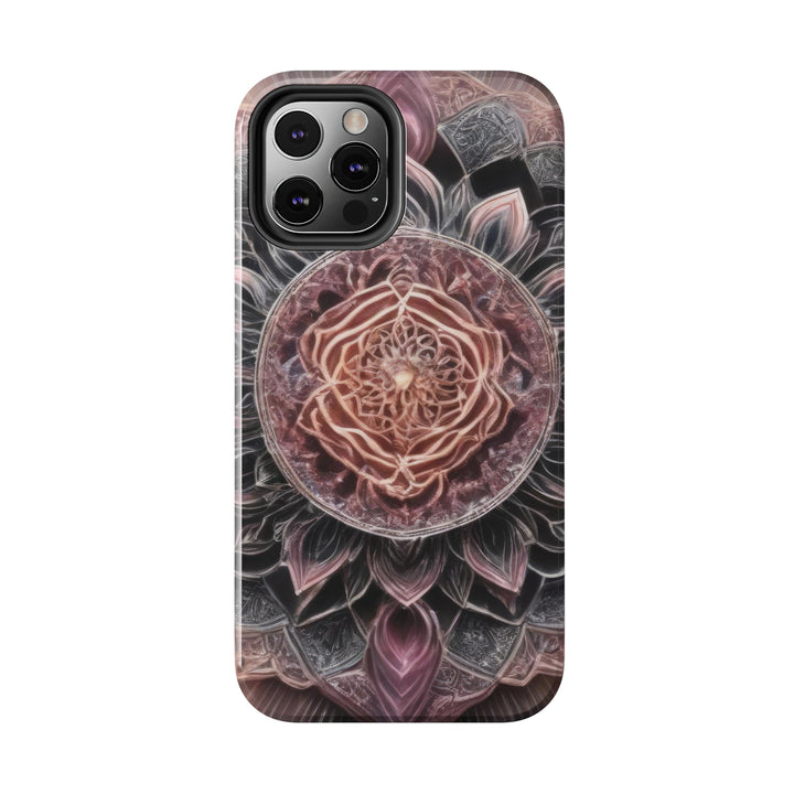 Mystic Floral Mandala - Tough Phone Case - Phone Case - g(0D·IO) - iPhone 13 Mini - -