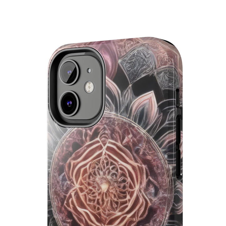 Mystic Floral Mandala - Tough Phone Case - Phone Case - g(0D·IO) - iPhone 13 Mini - -