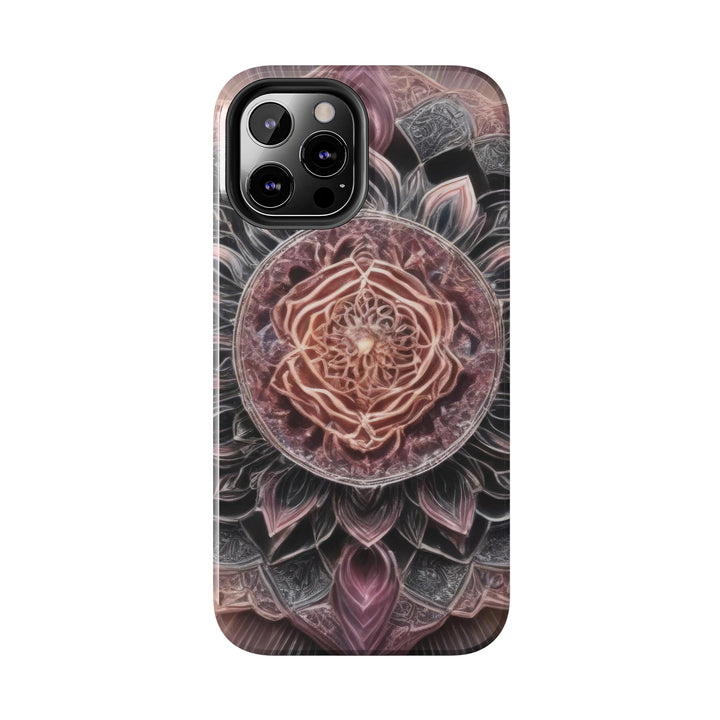 Mystic Floral Mandala - Tough Phone Case - Phone Case - g(0D·IO) - iPhone 13 Mini - -