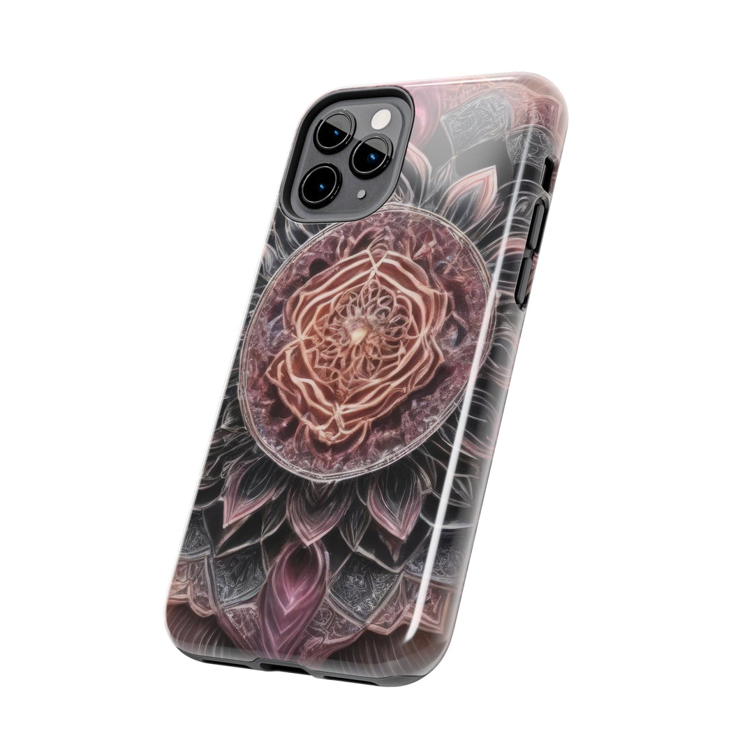 Mystic Floral Mandala - Tough Phone Case - Phone Case - g(0D·IO) - iPhone 13 Mini - -