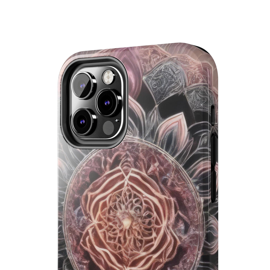 Mystic Floral Mandala - Tough Phone Case - Phone Case - g(0D·IO) - iPhone 13 Mini - -