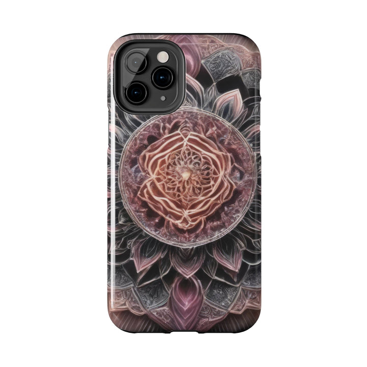 Mystic Floral Mandala - Tough Phone Case - Phone Case - g(0D·IO) - iPhone 13 Mini - -