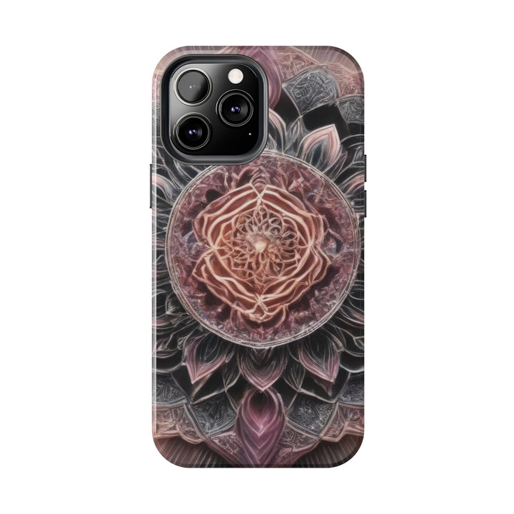 Mystic Floral Mandala - Tough Phone Case - Phone Case - g(0D·IO) - iPhone 13 Mini - -