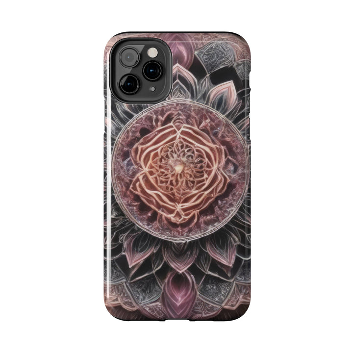 Mystic Floral Mandala - Tough Phone Case - Phone Case - g(0D·IO) - iPhone 13 Mini - -