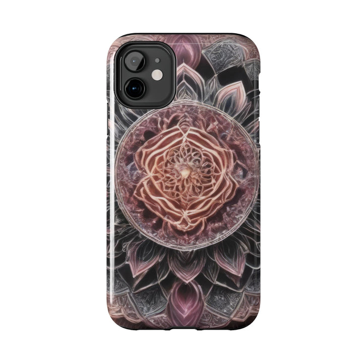 Mystic Floral Mandala - Tough Phone Case - Phone Case - g(0D·IO) - iPhone 13 Mini - -