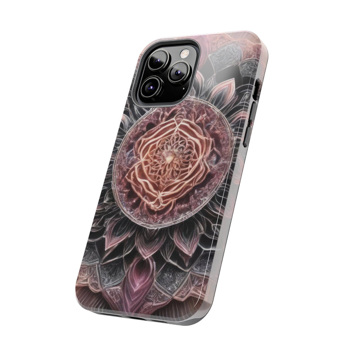 Mystic Floral Mandala - Tough Phone Case - Phone Case - g(0D·IO) - iPhone 13 Mini - -